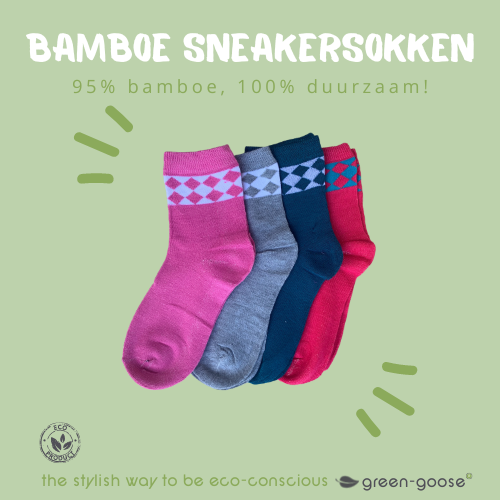4 Pairs of Bamboo Socks Ladies | Diamonds | Size 36-41