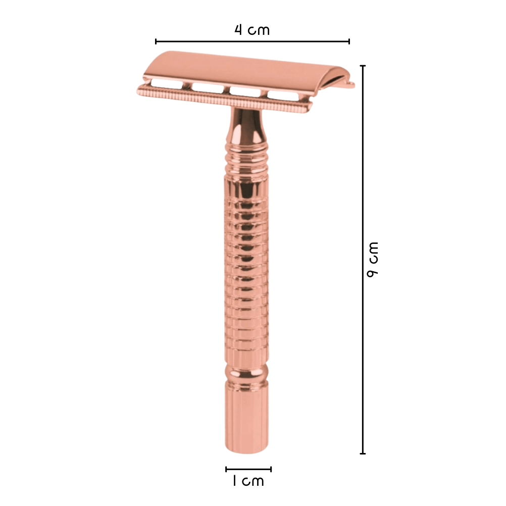 Shaving Set with Shaving Oil | Rose gold
