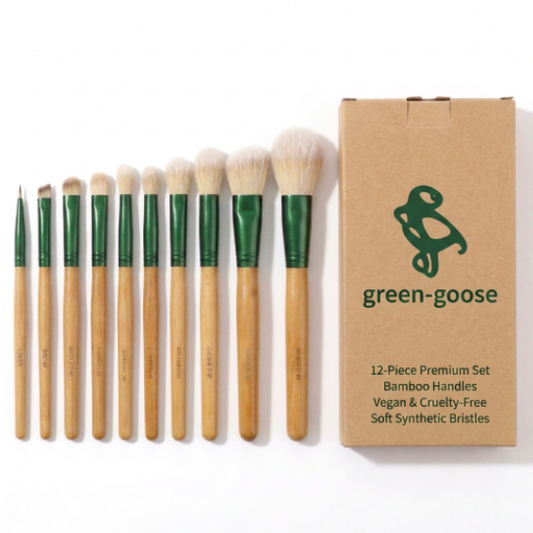 Make-up-Pinsel-Set mit Tasche | 10 Stück 