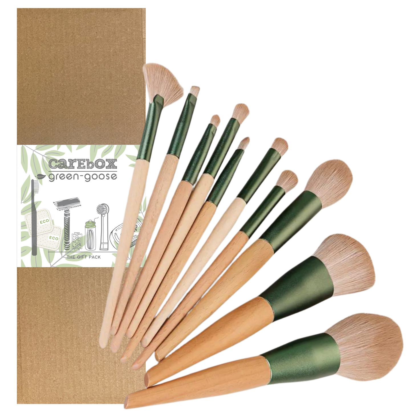 Make Up Brush Set with Bag | 10 pieces 