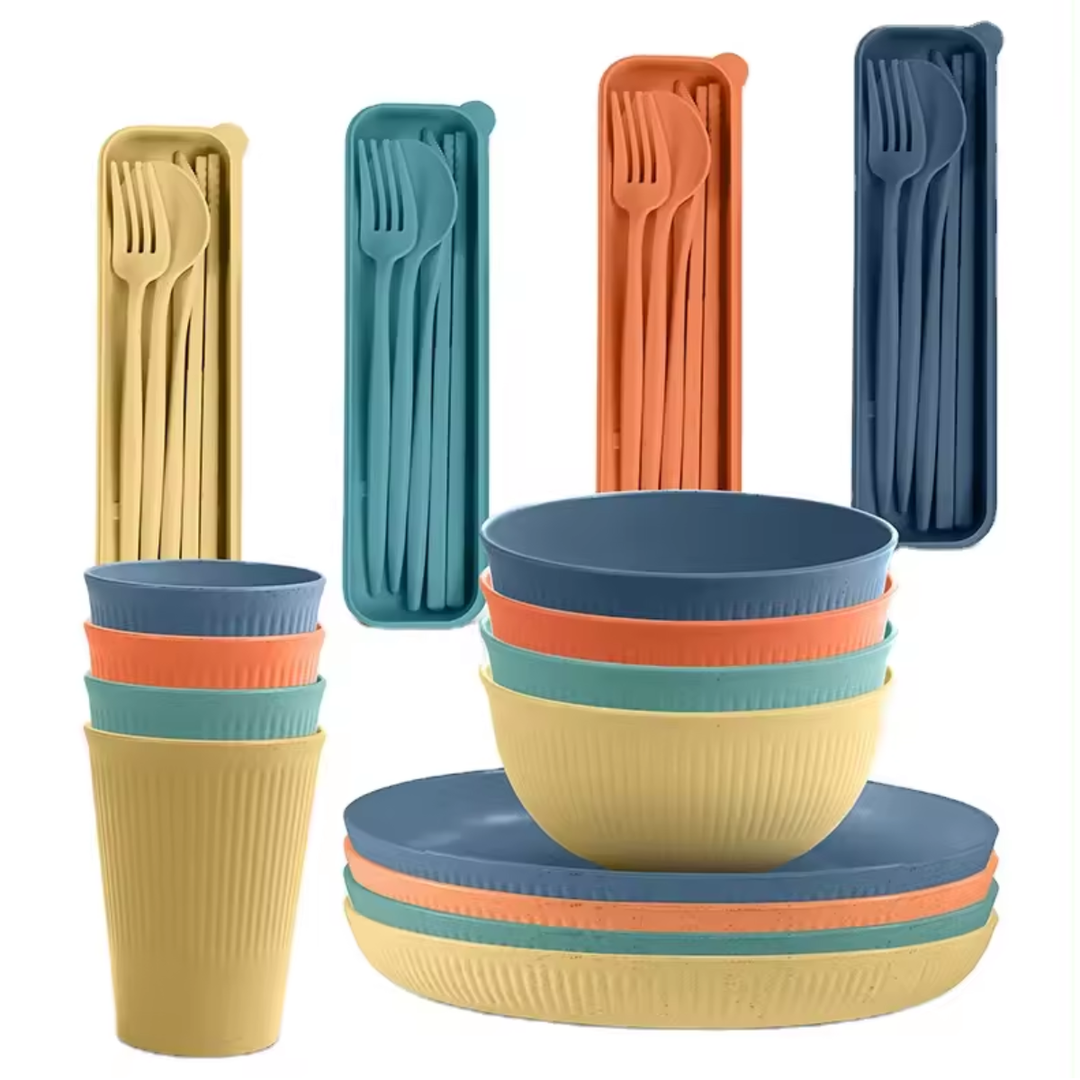 Biobasiertes Picknick-Set