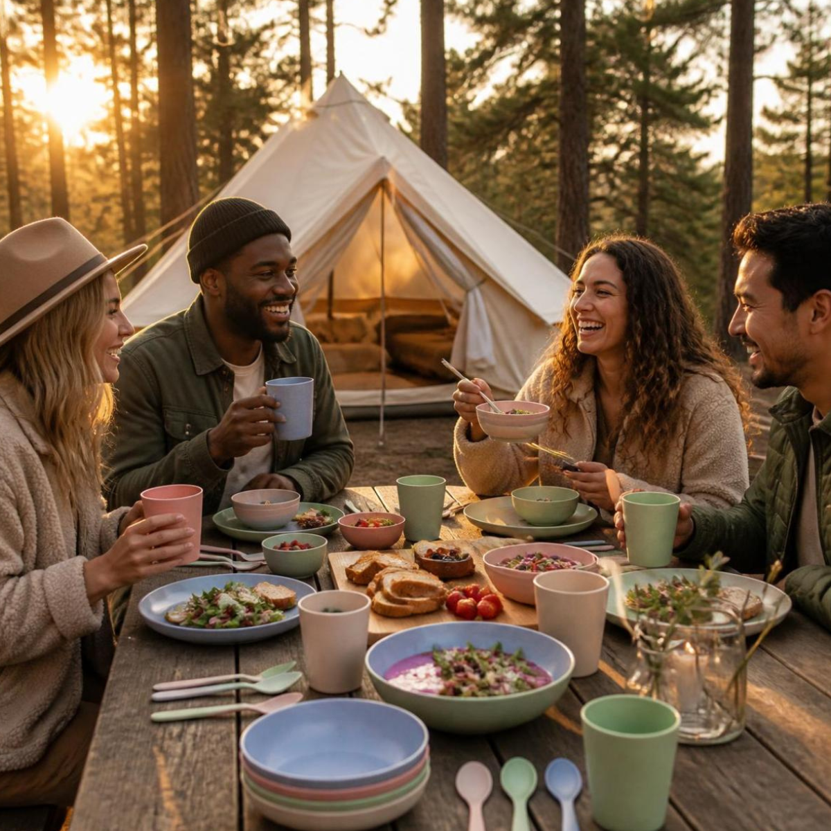 Biobasiertes Picknick-Set S