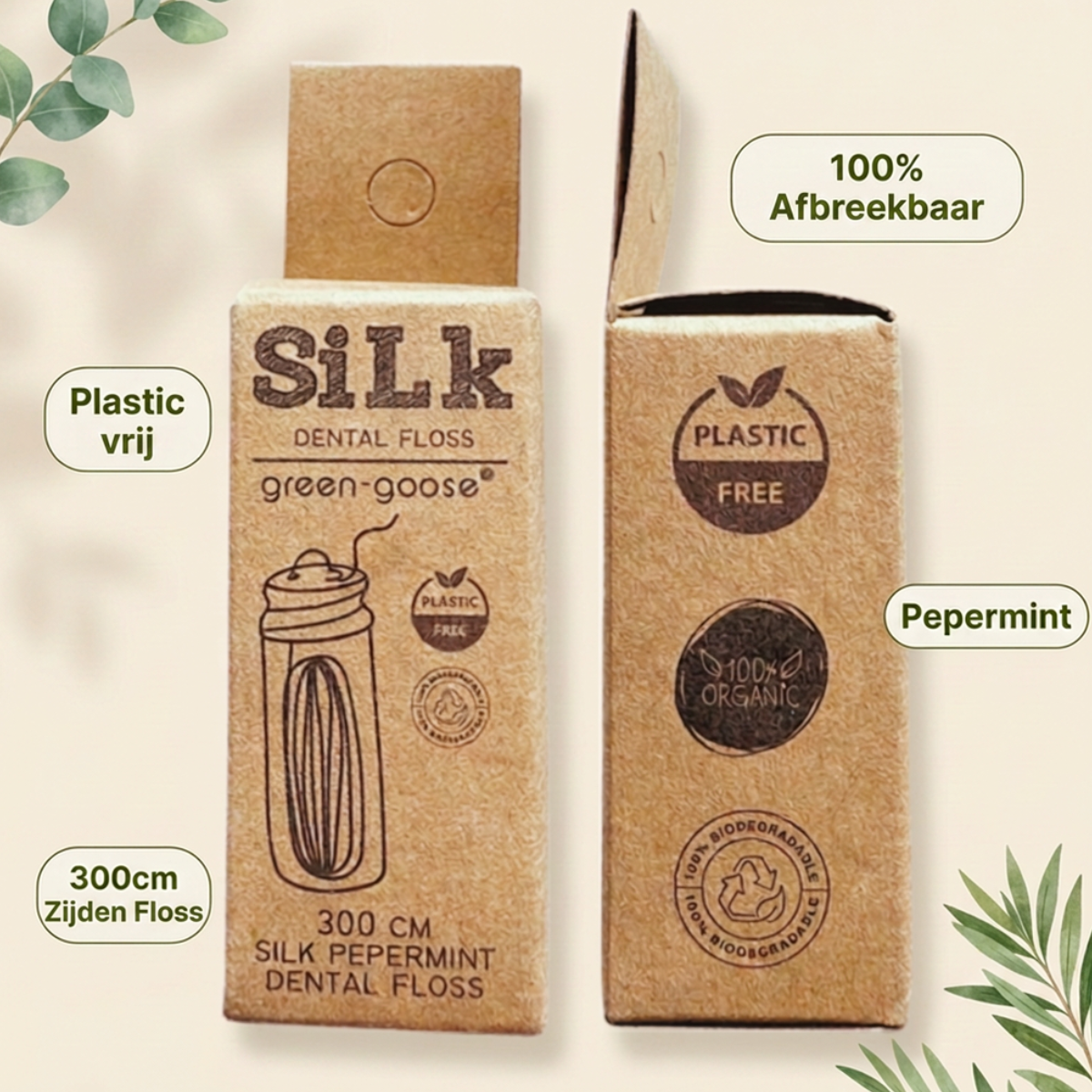 Bio-based dental floss | Charcoal Mint