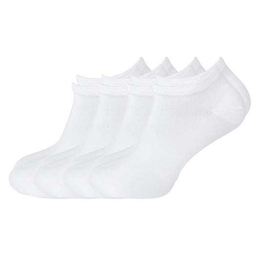 green-goose Bamboo Ankle Socks Men - 5 Pairs - White - 95% Bamboo
