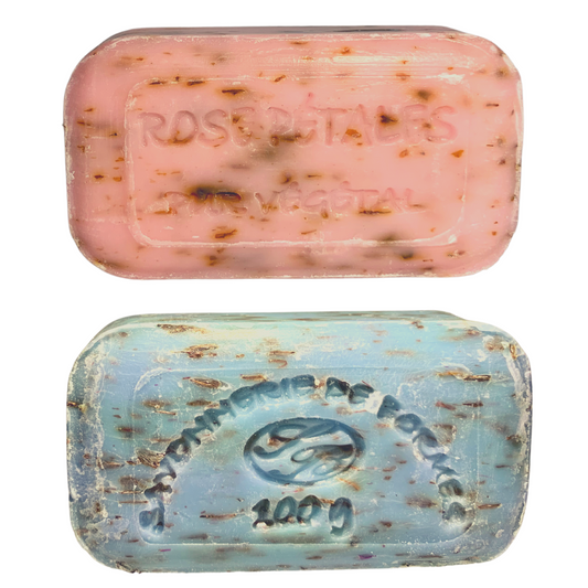Soap with Olive Tree Wood Soap Holder | Lavender, Rose