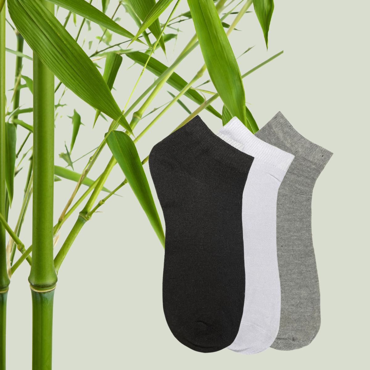 5 Paar Bamboe Sneakersokken | Unisex | 37-43 green_goose_projects