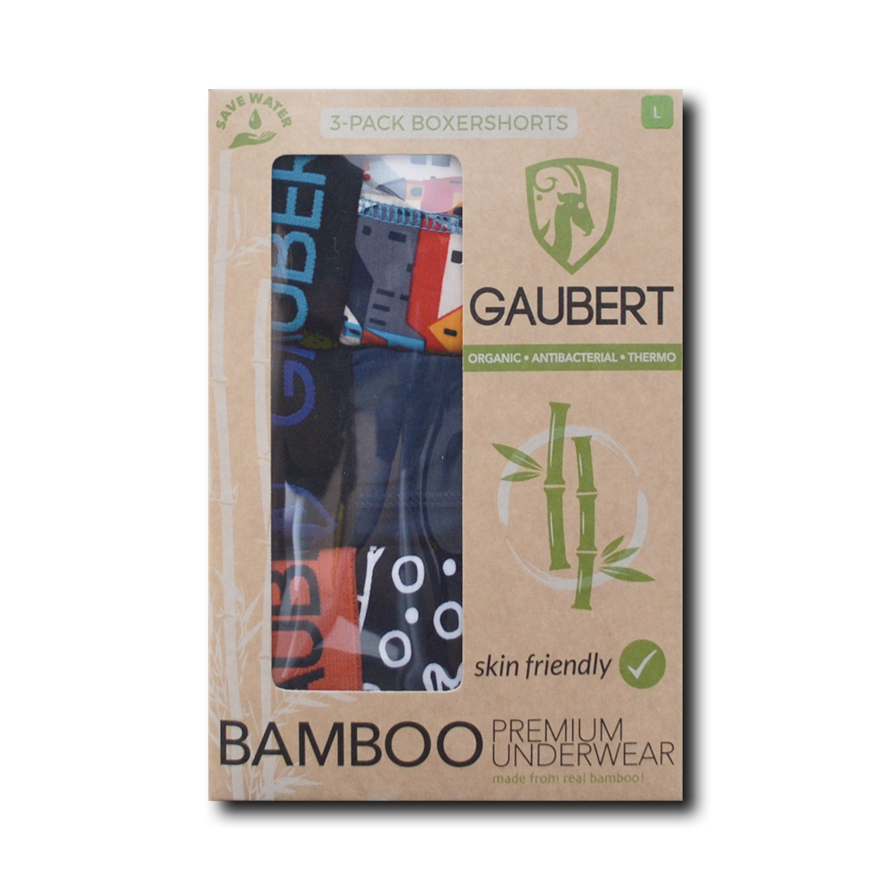 Gaubert Bamboe Boxershorts | 3 Stuks | Vis en Huizen green_goose_projects