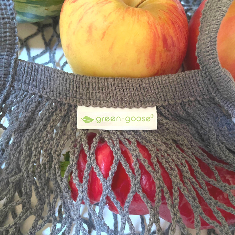 Einkaufstasche Netztasche  2 Stücke – green-goose