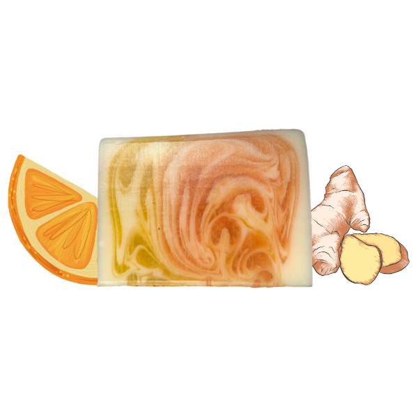 Natürliche Seife | Orange und Ingwer 