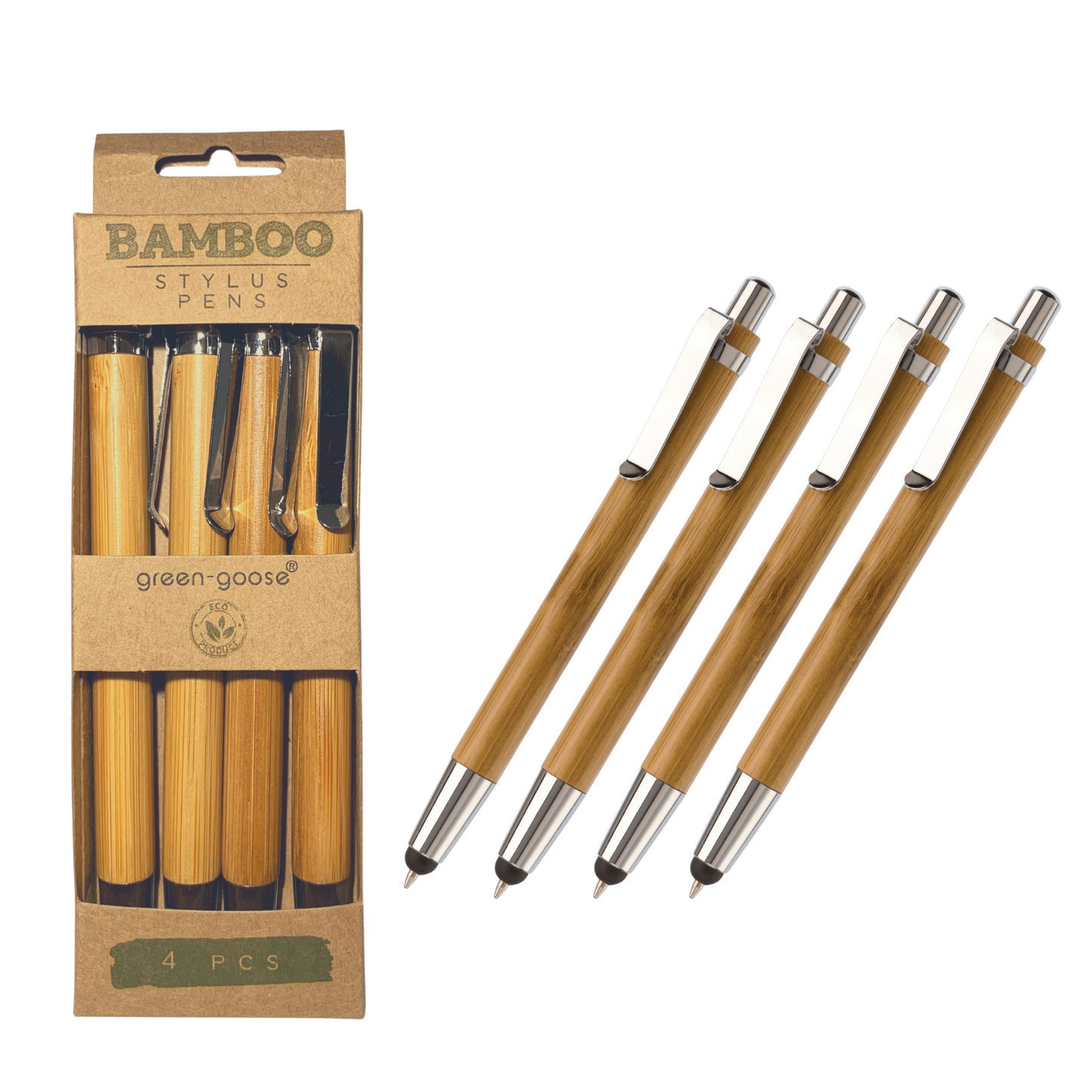 Bambus-Eingabestift | 4 Stück
