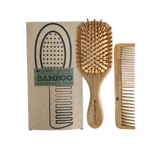 Bamboo Hairbrush and Comb