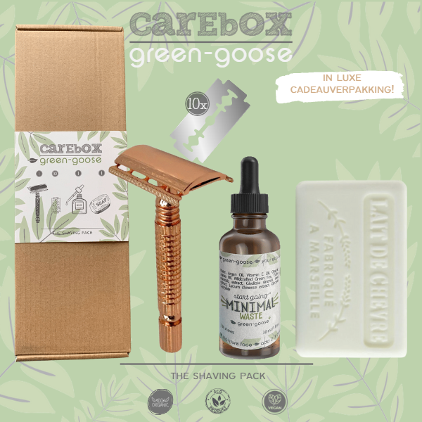 Carebox | The Shaving Pack | Rose gold