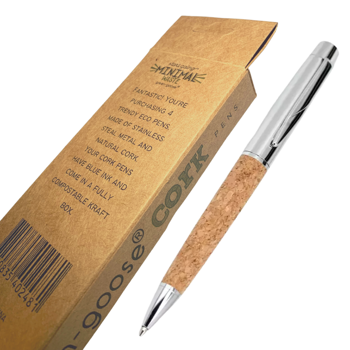 Cork Pen | 4 pieces