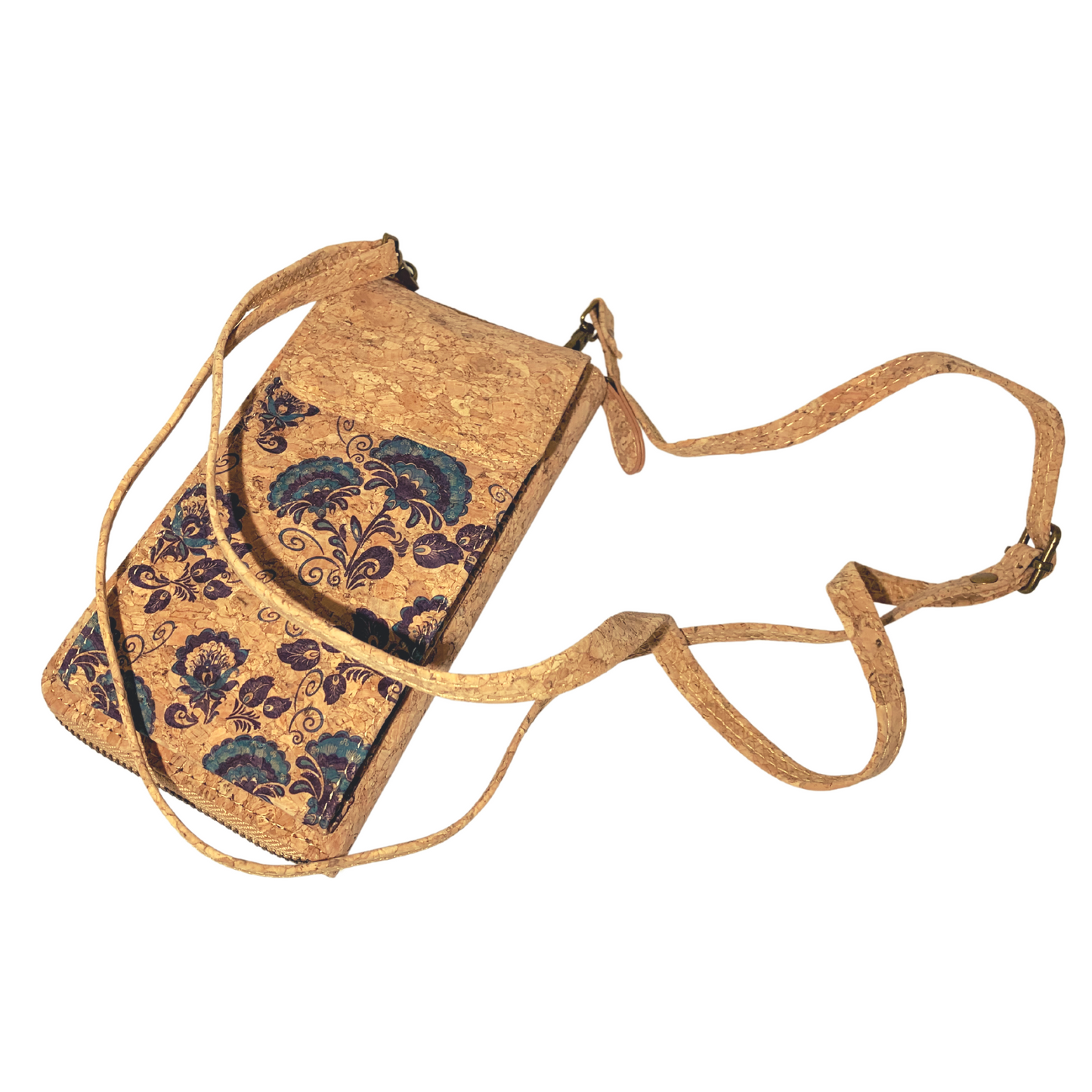 Cork Phone Bag | Delfts blue