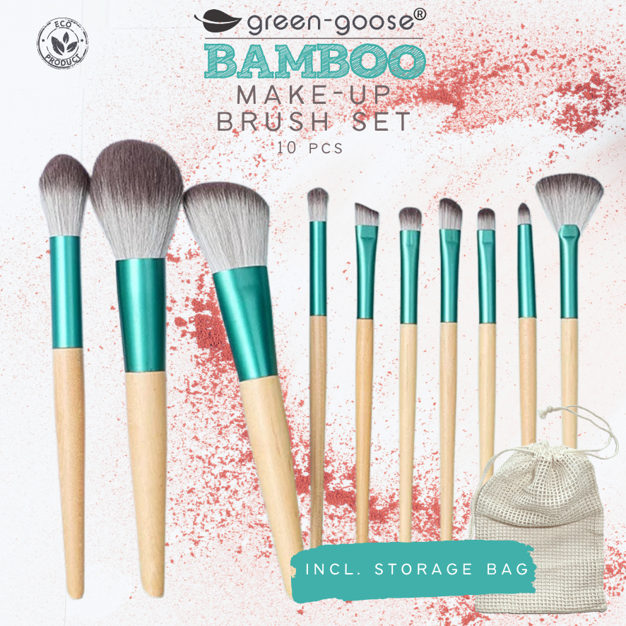 Make Up Brush Set with Bag | 10 pieces 