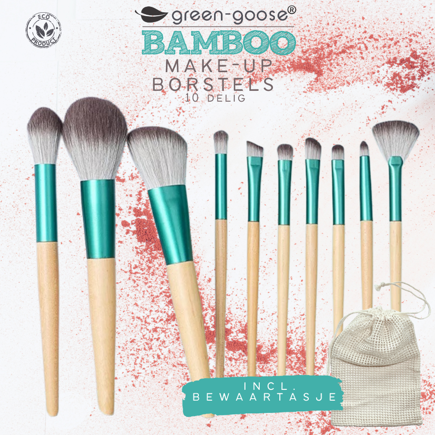 Make Up Brush Set with Bag | 10 pieces 