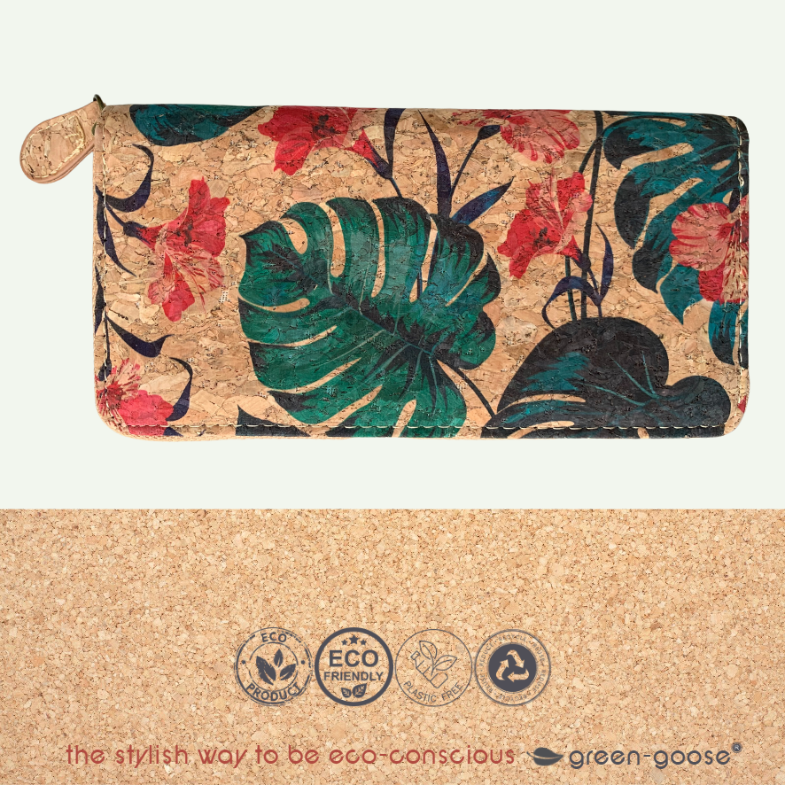 Cork Ladies Wallet | Flower &amp; Leaf